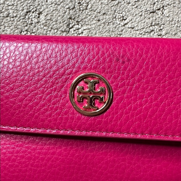 Tory Burch Fuchsia Leather jewelry  Holder - Picture 5 of 6